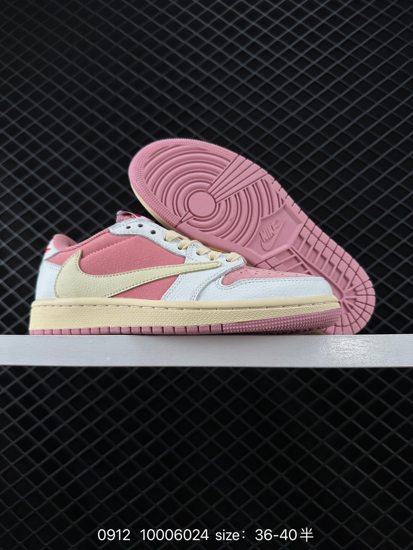 fragment design x Travis Scott x Nike Air Jordan 1 Low OG SP”Black/Green Toe“